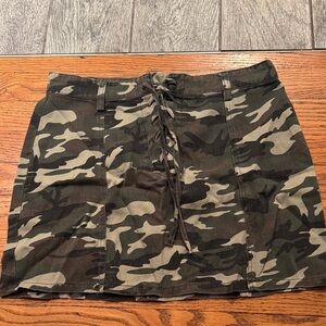 Camouflage Mini Skirt